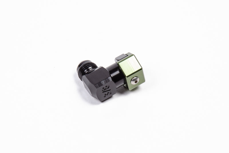 Radium Engineering 20-0601 3/8in SAE Female to 6AN Male Low Profile Elbow