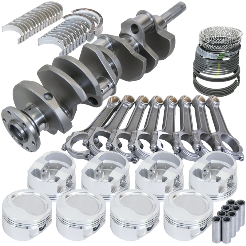 Eagle 158034080 fits Ford FE 4.250in Crank 6.700in I-Beam Rods -17cc Inv Dome 4.080in Pistons Rotating Assembly