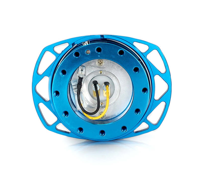 NRG SRK-257BL-BL Quick Release Kit Gen 257 - Blue Body / Blue Cutout Ring