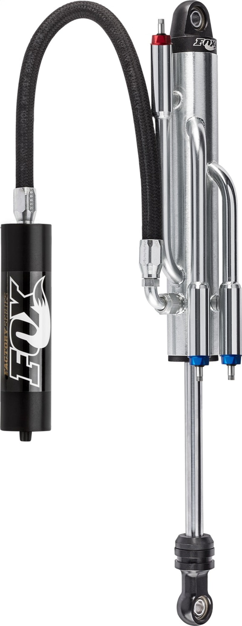 Fox 980-02-113 2.5 Factory Series 14in. Remote Res. 3-Tube Bypass Shock (2 Cmp/1 Reb) 7/8in. Shft(21/70) - Blk