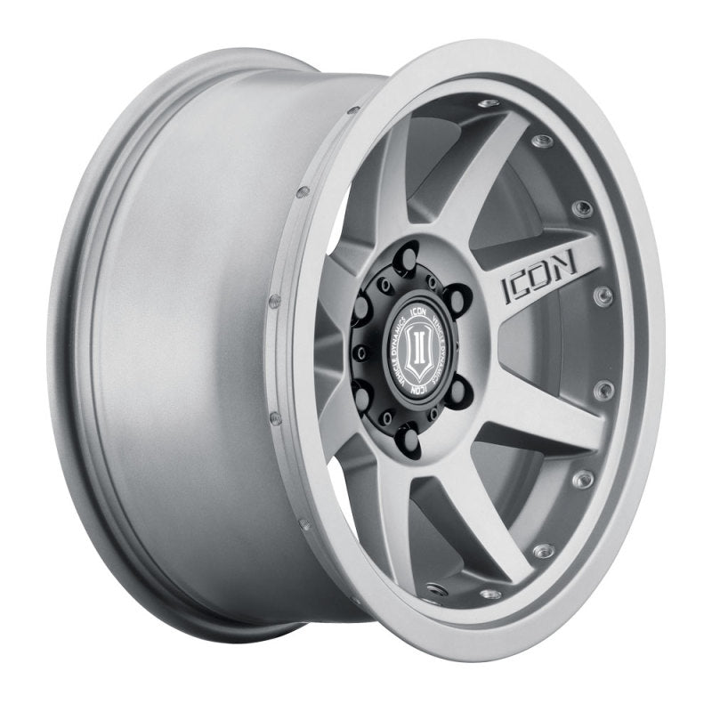 ICON 21817856350TT Rebound Pro 17x8.5 6x135 6mm Offset 5in BS 87.1mm Bore Titanium Wheel