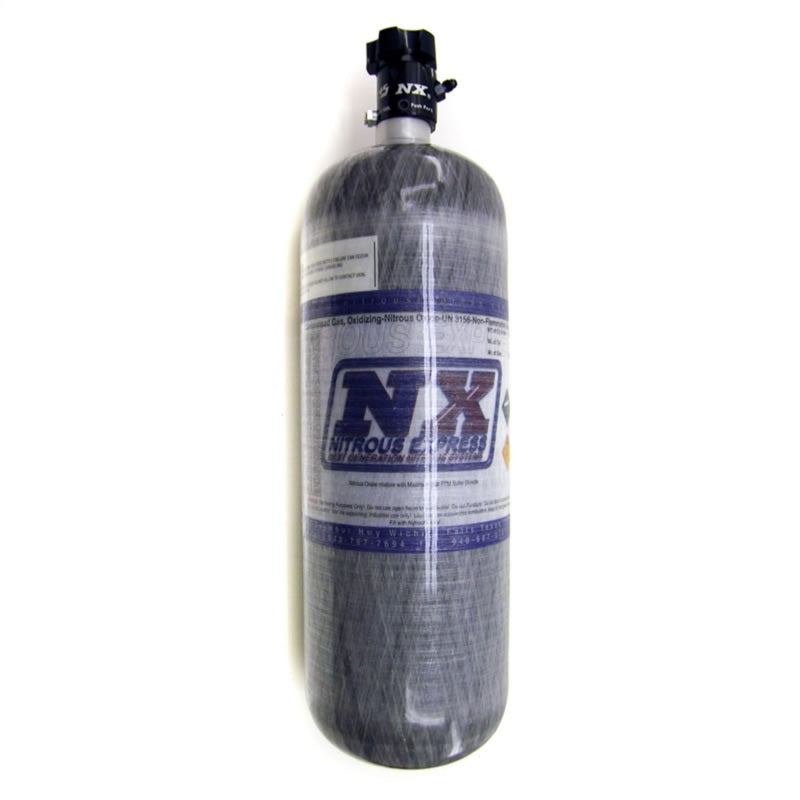 Nitrous Express 11152 Composite Bottle w/Lightning 500 Valve (6.79 Dia x 23.25 T