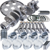Eagle B13555L04068 fits Chevy LT1350 1Pc 3.750in Crank 5.700in I-Beam Rods 4.040in Pistons 168 Tooth FP Blncd Assembly
