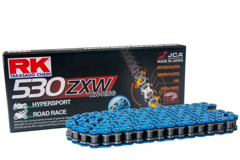 RK Chain BB530ZXW-120 RR530ZXW-120L XW-Ring - Blue