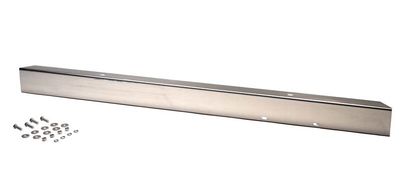 Kentrol 30430 fits Jeep 45-86 CJ 54 Inch Front Bumper Without holes - Polished Silver