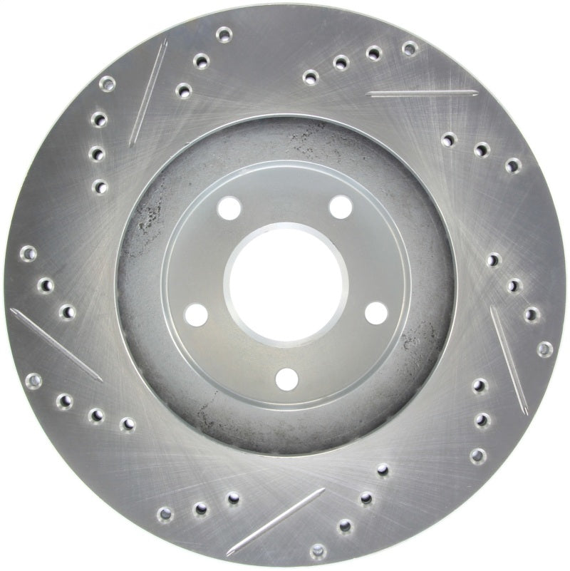 Stoptech 227.42080L Select Sport Select Sport fits Nissan Slotted and Drilled Left Front Rotor