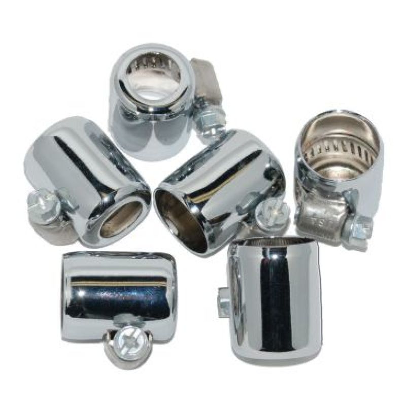 NAMZ NHC-CH206 Hose Clamps 3/8in. ID Chrome (6 Pack)