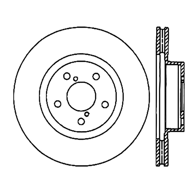 Stoptech 120.47024CRY 05-08 LGT Front CRYO-STOP Rotor