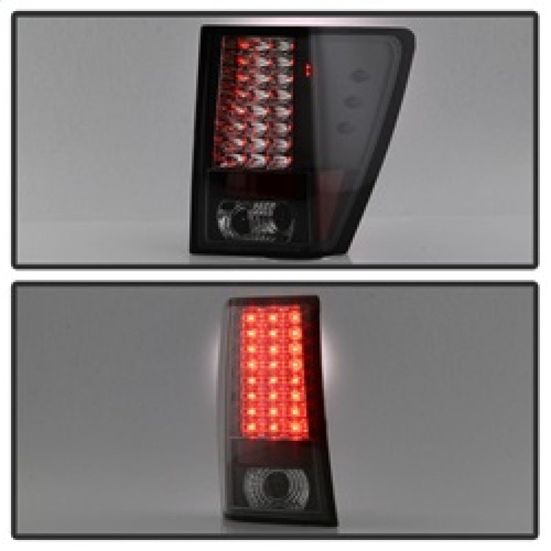 Spyder 5070197 fits Jeep 07-10 Grand Cherokee LED Tail Lights Black ALT-YD-JGC0