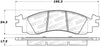 Stoptech 305.1158 Street Select Brake Pads