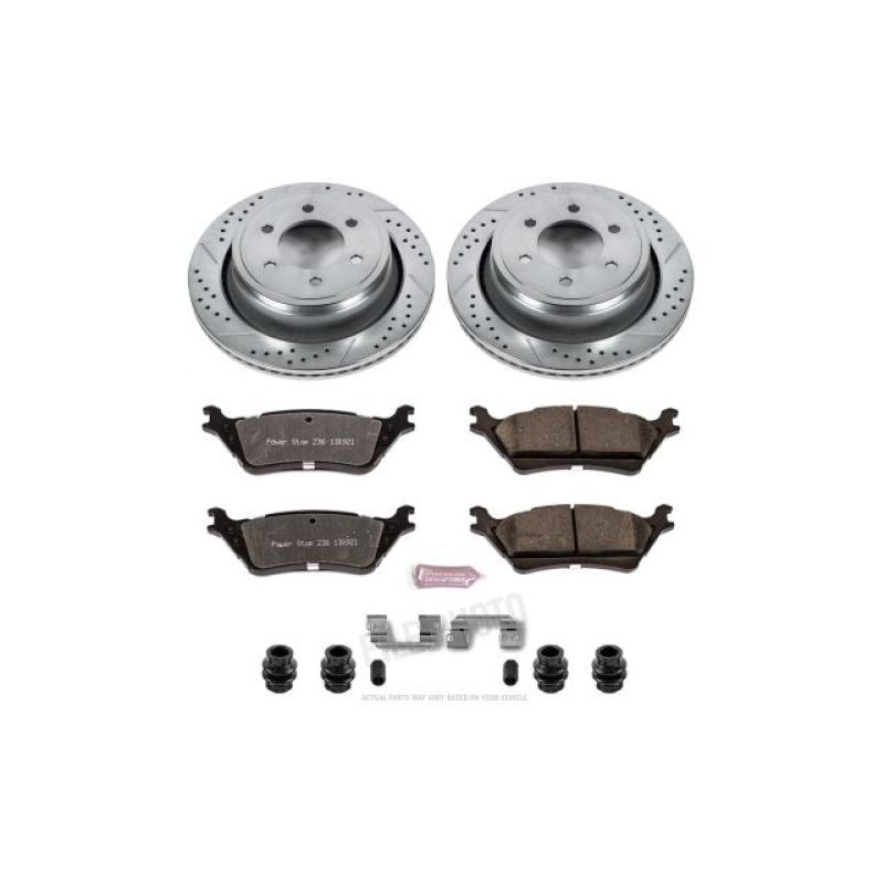 PowerStop K6271-36 12-18 fits Ford F-150 Rear Z36 Truck & Tow Brake Kit
