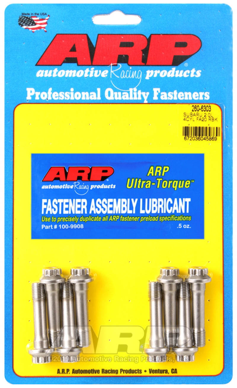 ARP 260-6303 fits Subaru FA20 2.0L Rod Bolt Kit
