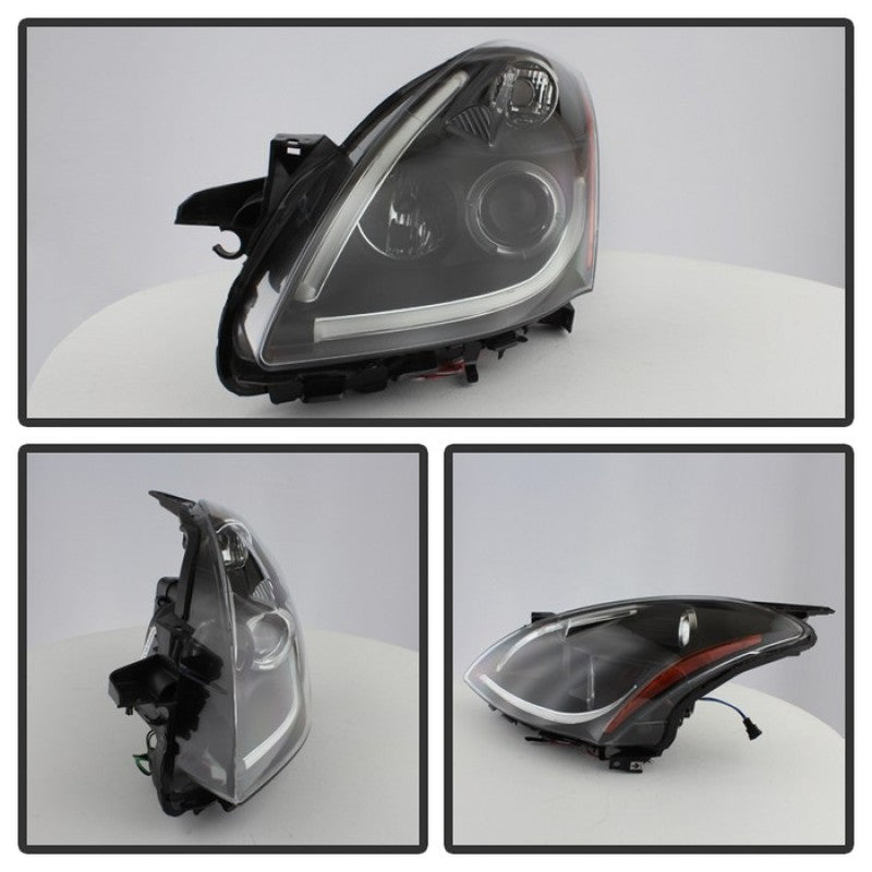 Spyder 5076830 fits Nissan 10-12 Altima 4Dr Projector Headlights Light DRL LED