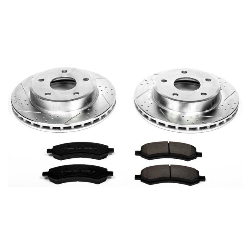 PowerStop K2193 fits Dodge 05-10 Dakota Front Z23 Evolution Sport Brake Kit