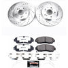 PowerStop K5432-26 12-15 fits Honda Crosstour Front Z26 Street Warrior Brake Kit