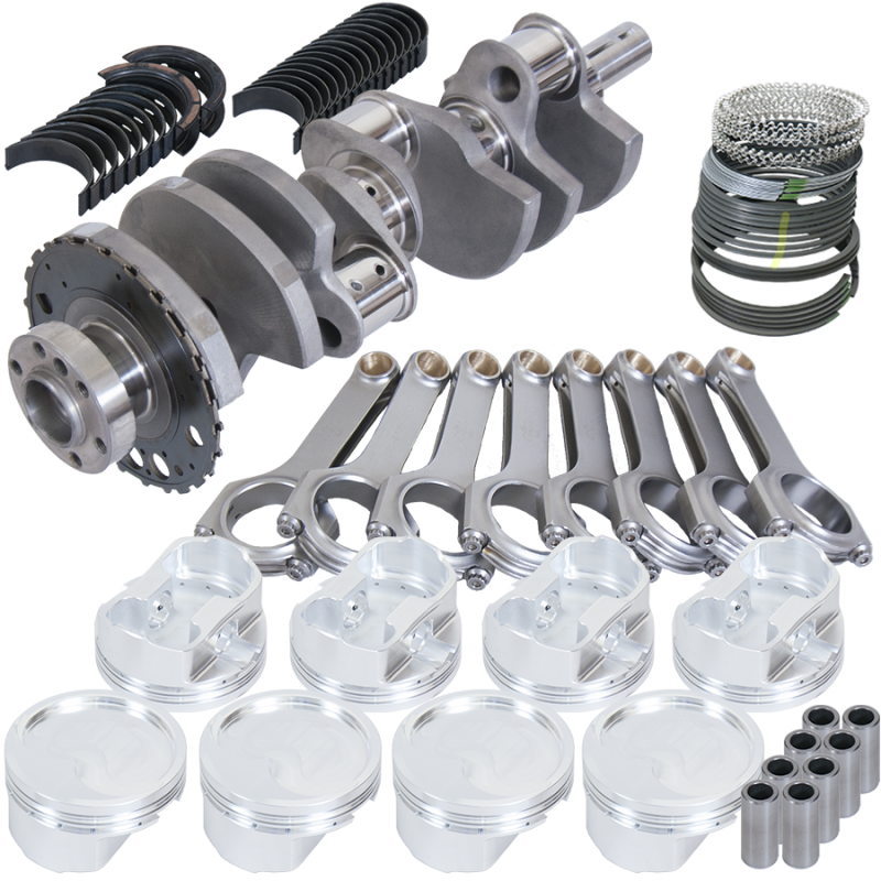 Eagle 128224005 fits Chevy LS2 4.000in Crank 24 Tth Reluctor 6.125in H-Beam -29cc 4.005in Pistons Rotating Assembly
