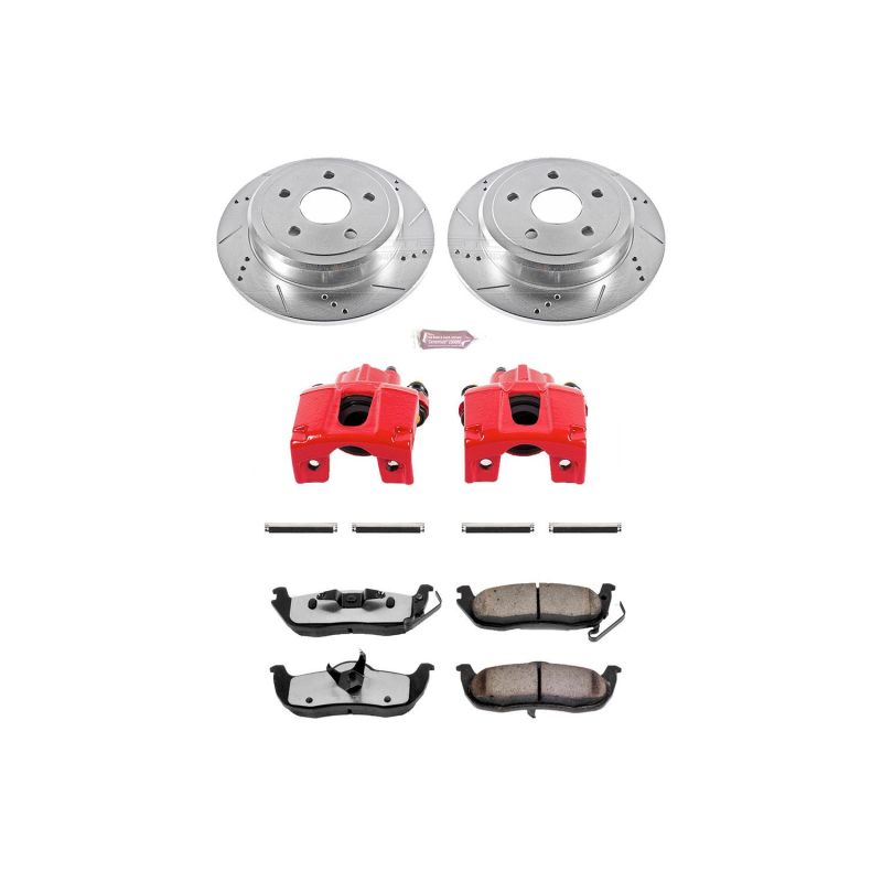 PowerStop KC2445 36 fits Infiniti QX56 Rear Z36 Truck & Tow Brake Kit w/Calipers
