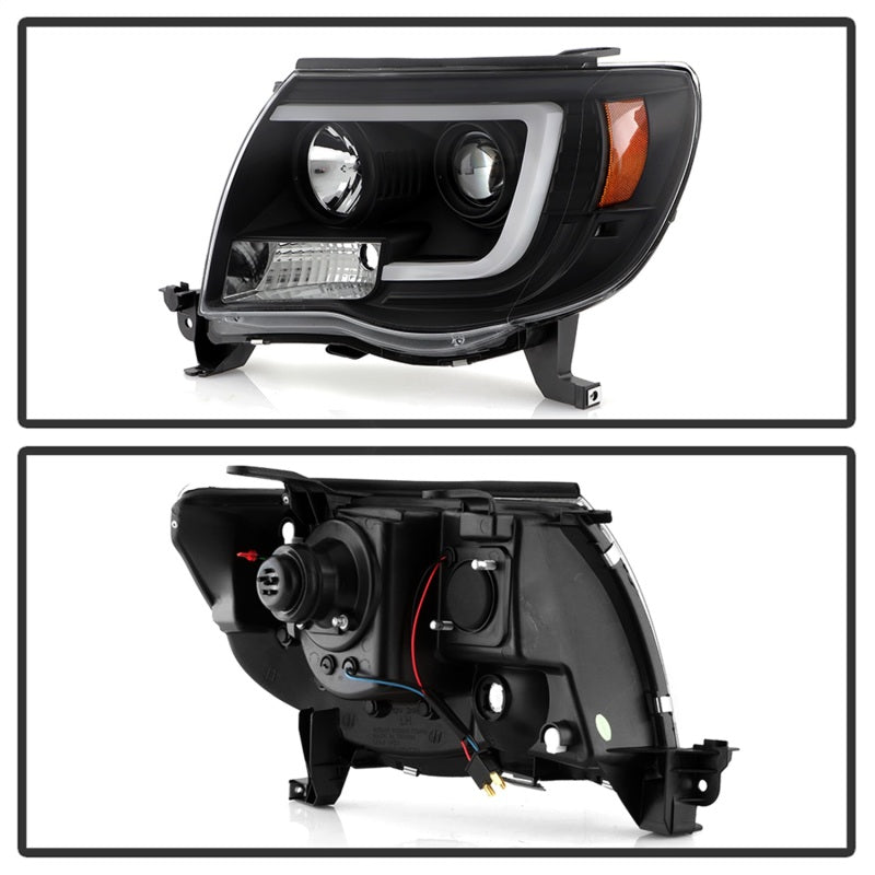 Spyder 5088185 fits Toyota 05-11 Tacoma V2 High-Power LED Headlights - Black PR