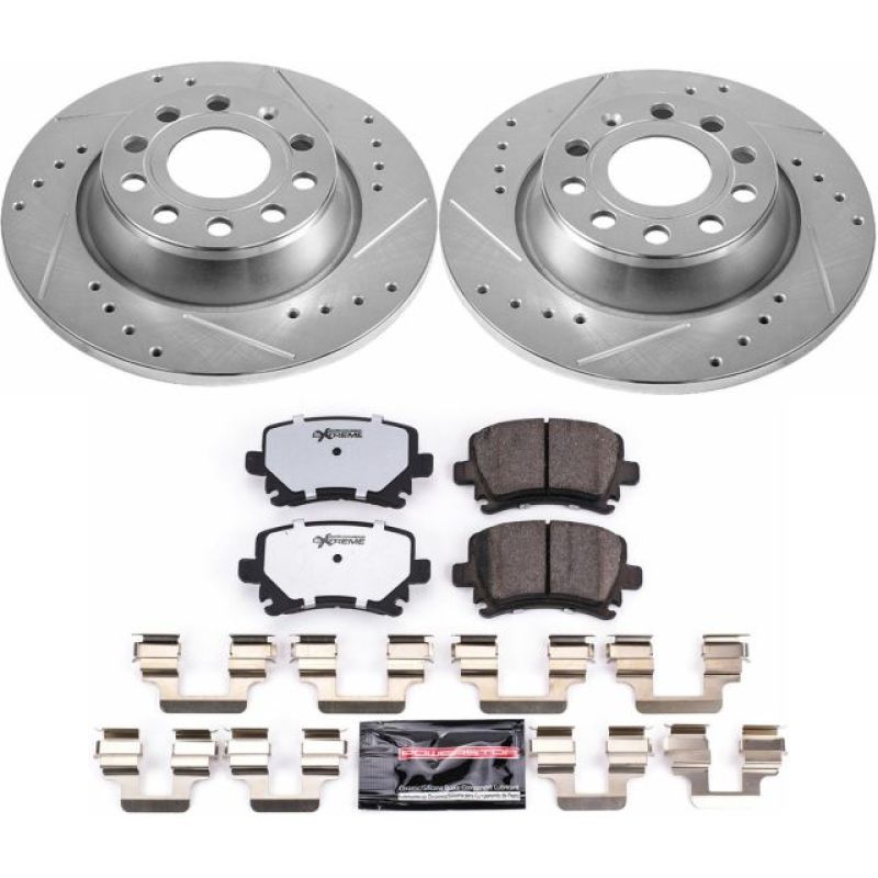 PowerStop K5662-26 2013 fits Audi A3 Rear Z26 Street Warrior Brake Kit