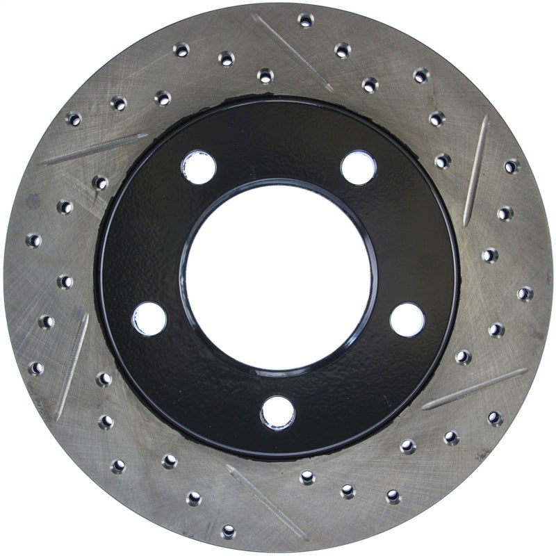 Stoptech 127.63006L Slotted & Drilled Sport Brake Rotor