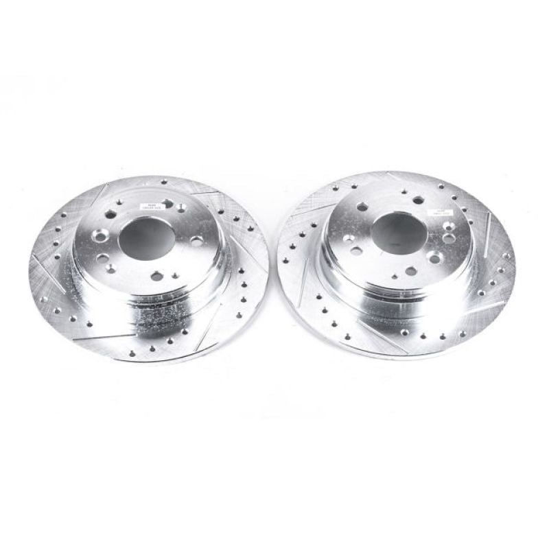 PowerStop fits Acura 04-08 TL Rear Evolution Drilled & Slotted Rotors - Pair