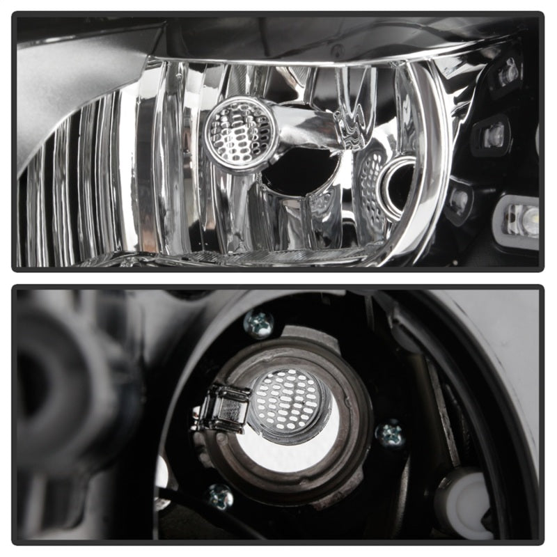 Spyder 9948527 fits VW Tiguan LED/DRL Projector Headlights Chrome PRO-JH-VWT12-