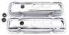 Edelbrock 4456 Valve Cover Signature Series fits Pontiac 1962-1979 301-455 CI V8 Low Chrome