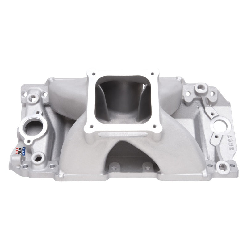 Edelbrock 28972 Manifold BB fits Chevy Tall Deck Super Victor II (632) CNC Port-Matched for 60409 CNC Heads
