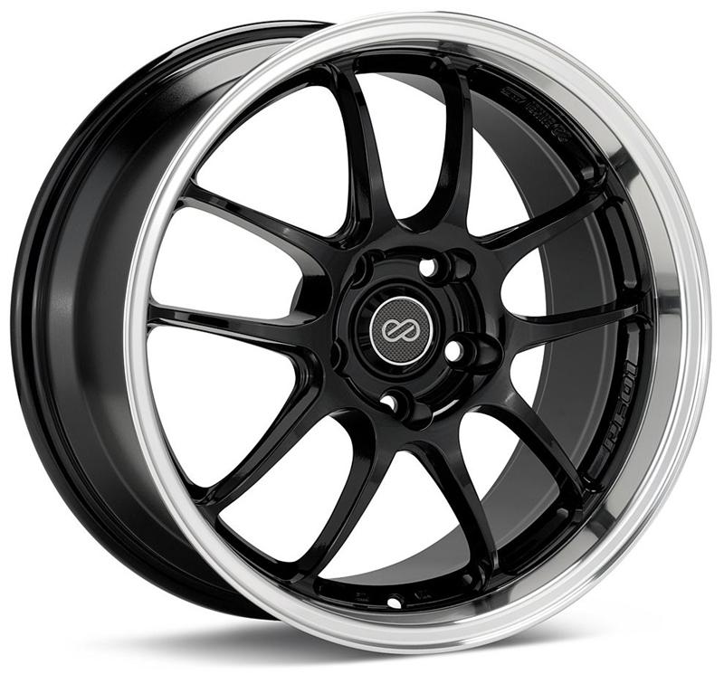 Enkei 460-790-6535BKM PF01 17x9 5x114.3 35mm Offset 75mm Hub Bore - Black Mach