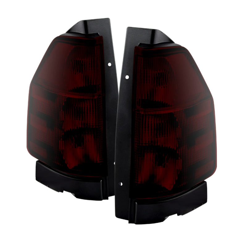 9029844 Xtune fits GMC 02-09 Envoy OEM Style Tail Lights -Red Smoked ALT-JH-GE