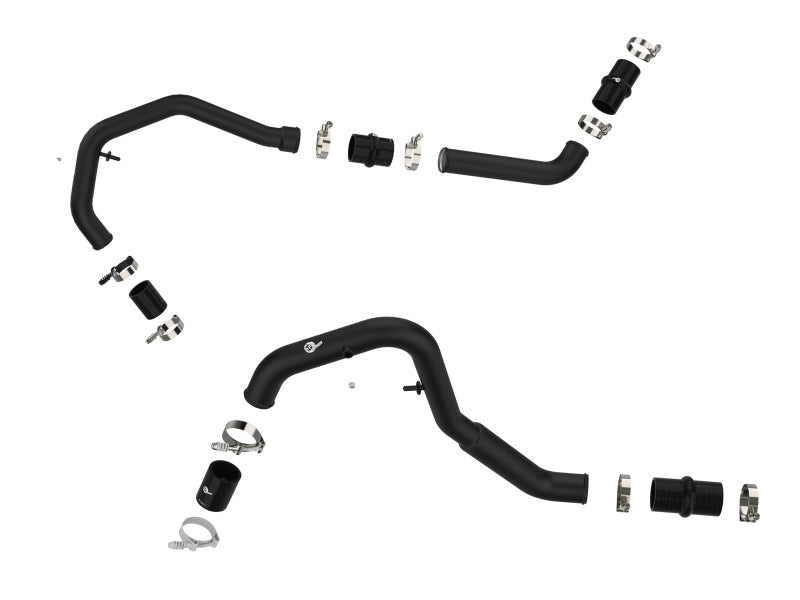 AFE 46-20478-B unner Intercooler Hot Charge Pipe Black 2-2.5in 2021+ fits Ford