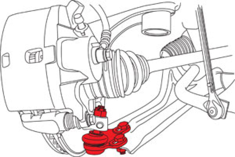 SPC Performance 12715 2016+ fits Honda Civic Replacement Lower Ball Joint (Does Not Fit Civic Type R)