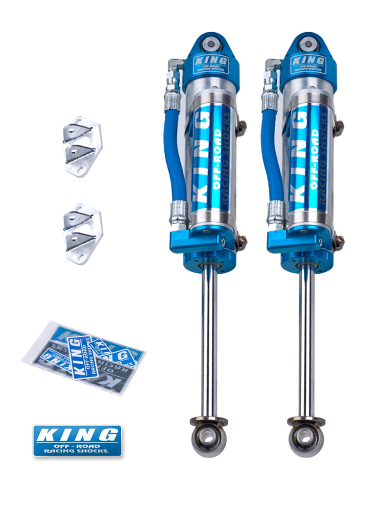 King 25001-153 Shocks 96-04 fits Toyota Tacoma (6 Lug) Rear 2.5 Dia Piggy Hose Reservoir Shock (Pair)