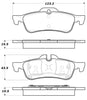 Stoptech 308.106 Street Touring 02-06 Mini Rear Brake Pads