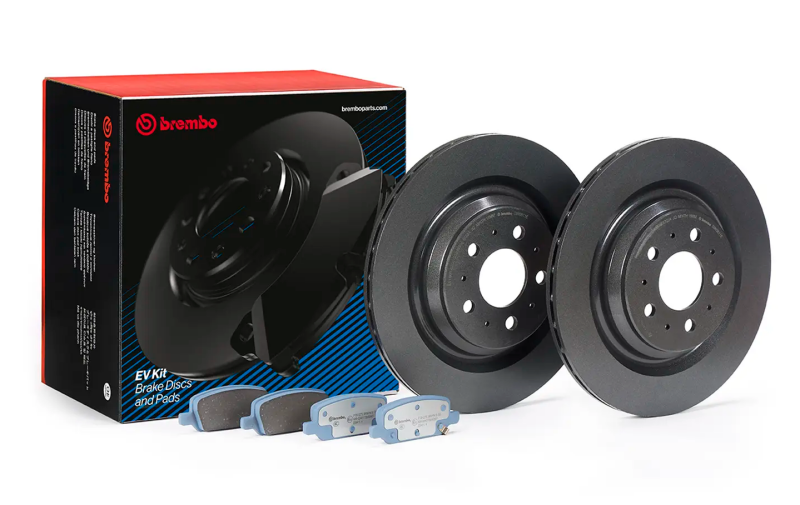 Brembo OE KT08002 17-21 fits Tesla Model 3/20-21 Model Y EV Brake Kit - Rear