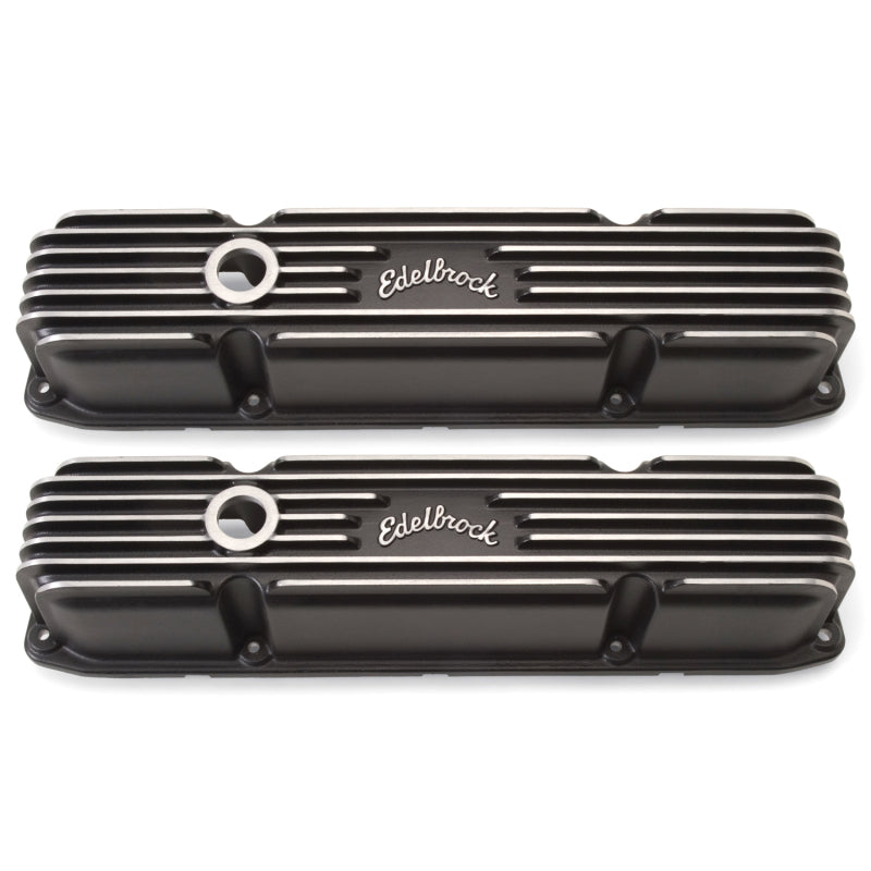 Edelbrock 41923 Valve Cover Classic Series fits Chrysler 383/440 CI V8 Black