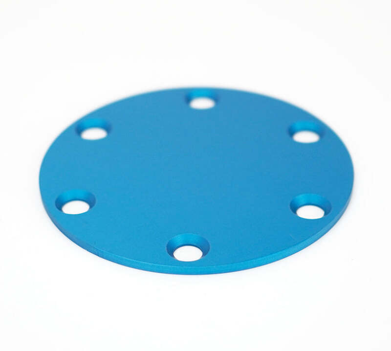 NRG STR-250BL Horn Delete Plate Laser Logo - Blue