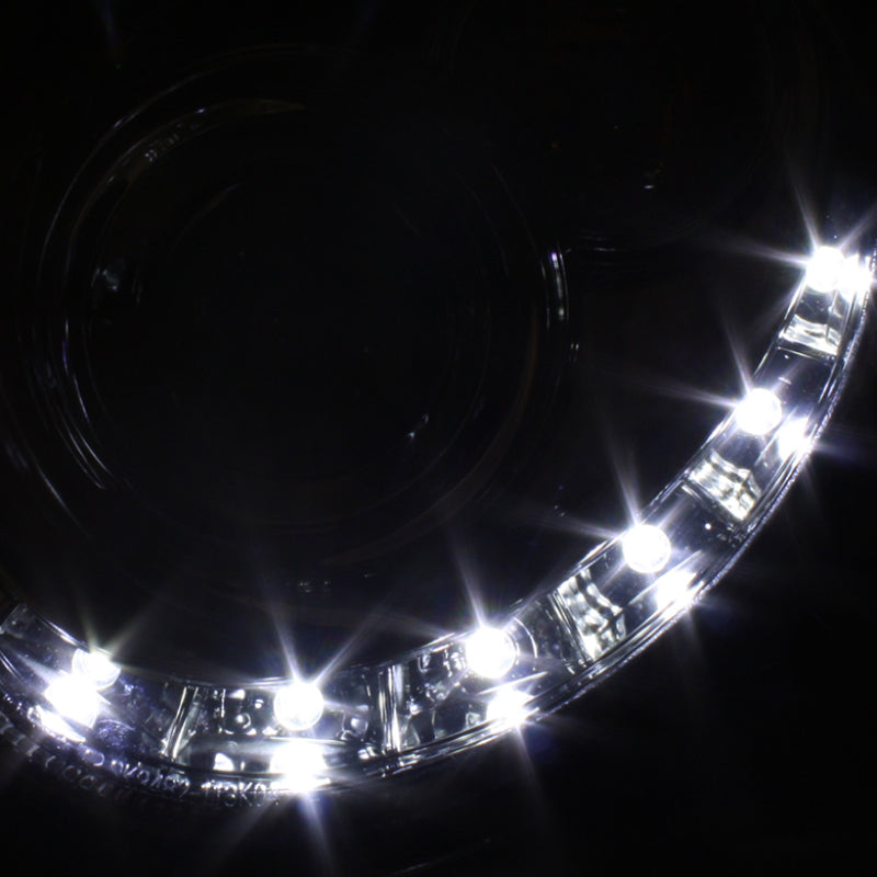 SPYDER 5038029 fits Mercedes Benz CLK Projector Halogen Model LED Halo DRL