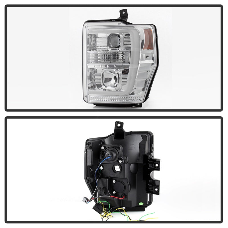 Spyder 5086211 fits Ford 08-10 F-250 Ver 2 Proj Headlight - Switch Back Light B