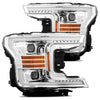 AlphaRex 880175 fits Ford 18-20 F-150 LUXX LED Proj Headlights Plank Style Chro