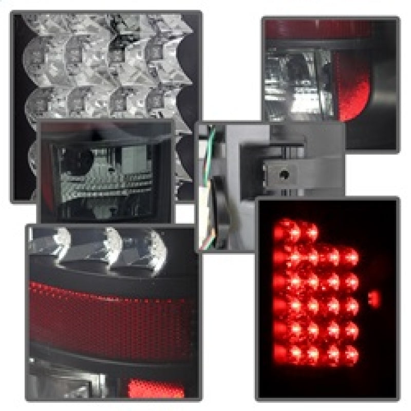 Spyder 5078094 fits Dodge 02-06 Ram 1500/Ram 2500/3500 03-06 LED Tail Light Bla