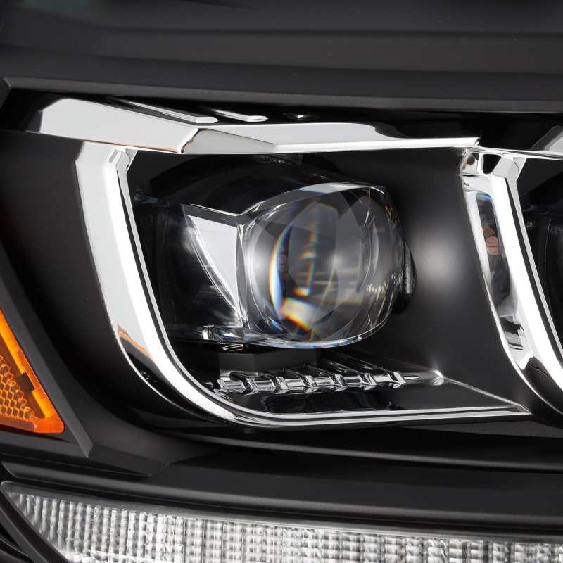AlphaRex 880124 fits Ford 19-21 Ranger NOVA LED Proj Headlights Plank Style Bla