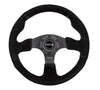 NRG RST-012S Reinforced Steering Wheel (320mm) Suede w/Black Stitch