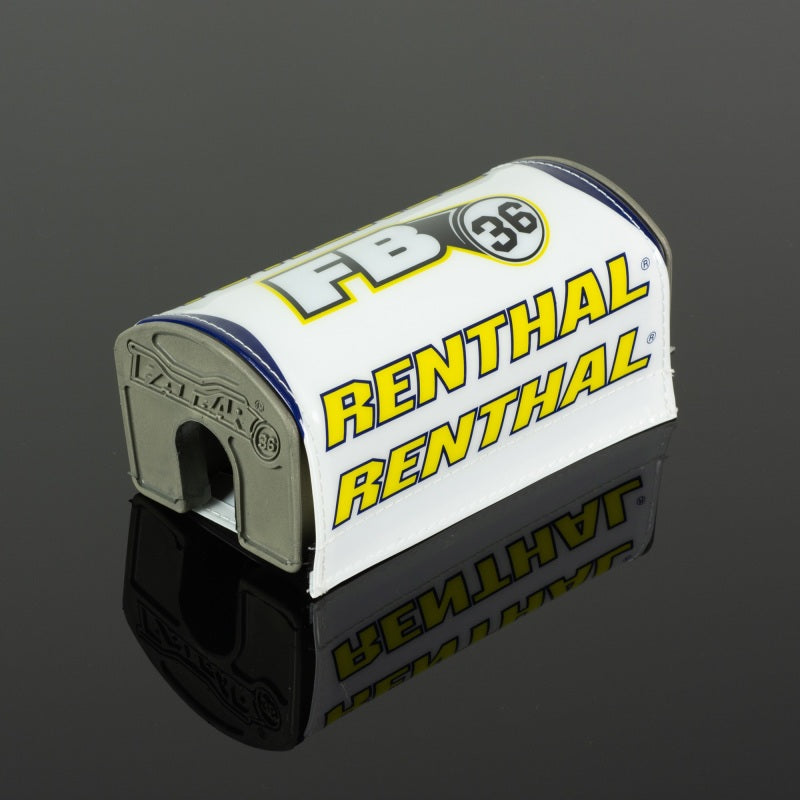 Renthal P348 fits Fatbar 36 Pad - White/ Blue/ Yellow