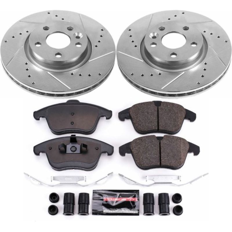 PowerStop K4700 fits Volvo 15-18 S60 Front Z23 Evolution Sport Brake Kit