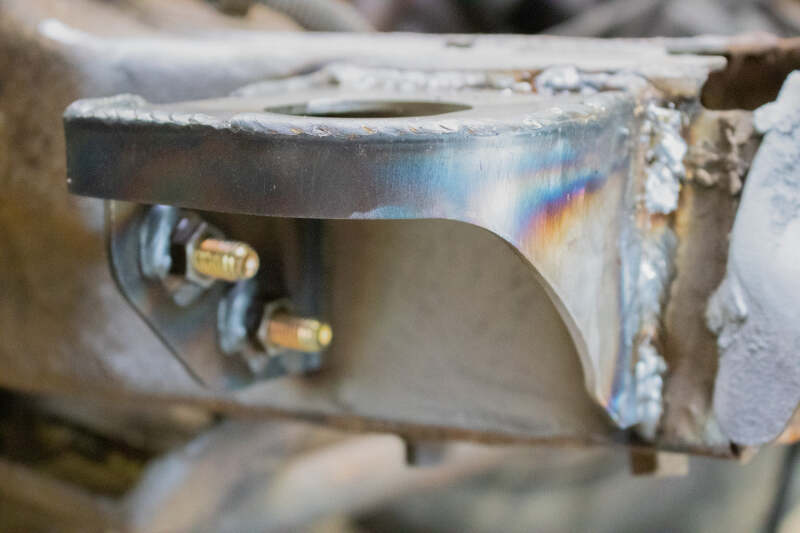 RustBuster RB7618L Rust Buster 1994-2004 fits Chevy S10 & GMC Sonoma Core Support Mount - Left