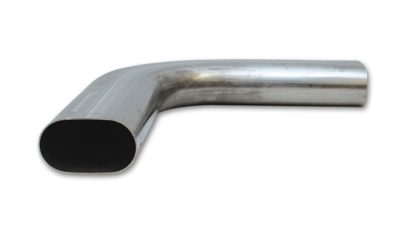 Vibrant 13194 3.5in Oval T304 SS 90 deg Mandrel Bend 6inx6in leg lengths