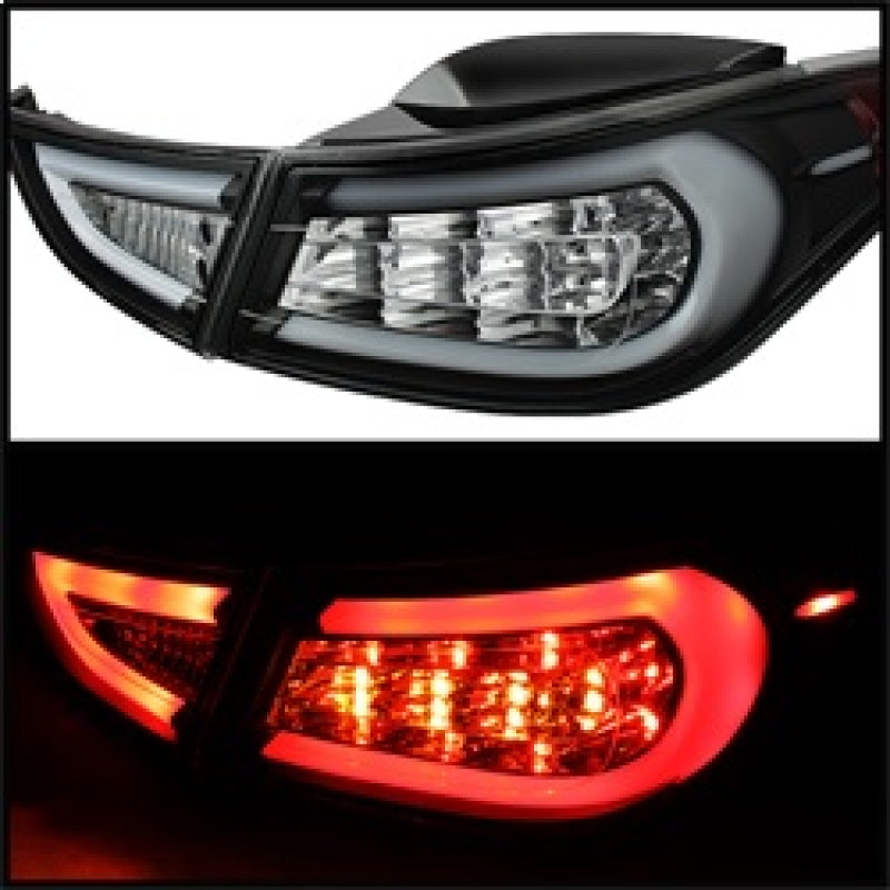 Spyder 5072788 fits Hyundai 11-13 Elantra Light Bar LED Tail Lights Black ALT-Y