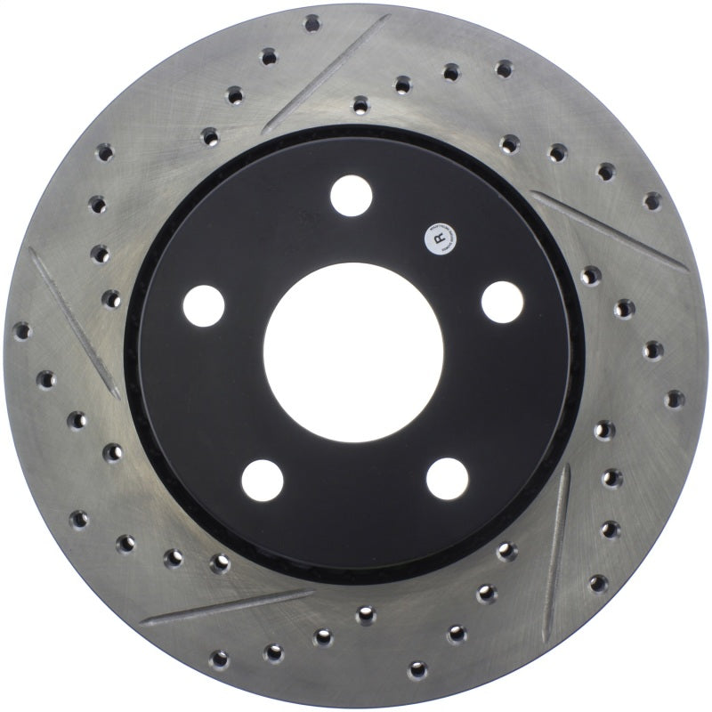 Stoptech 128.67068R 07-13 Jeep Wrangler Drilled Right Front Rotor