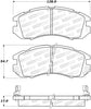 Stoptech 308.047 Street Brake Pads